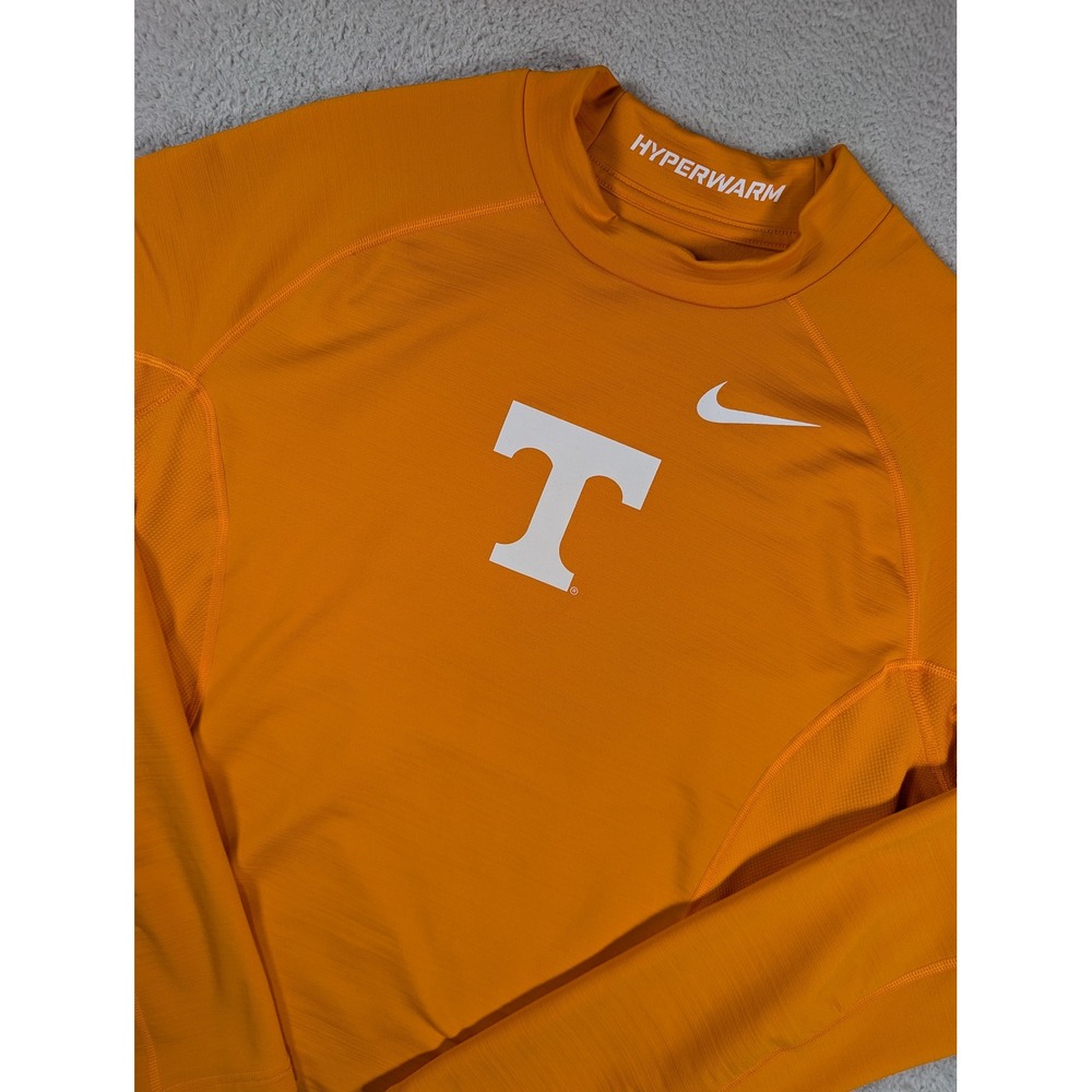 Nike Pro Hyperwarm Tennessee Volunteers Orange Long Sleeve Shirt Mens L 32413X